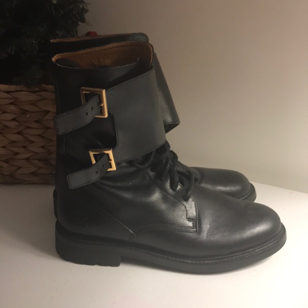 Tory Burch Lukas Combat Boots. Mint.